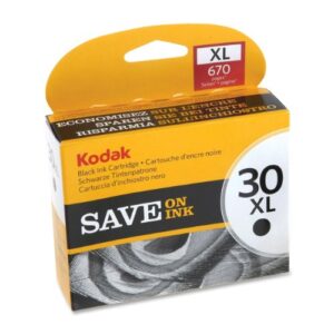 kodak 30b/xl ink cartridge - black - 1 year limited warranty
