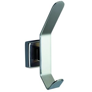 bobrick 6827 hat and coat hook, stainless steel, 6 1/2 x 3 1/17, satin finish