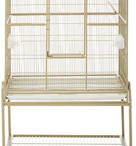 A&E CAGE CO 32-Inch by 21-Inch Flight Cage and Stand, Sandstone