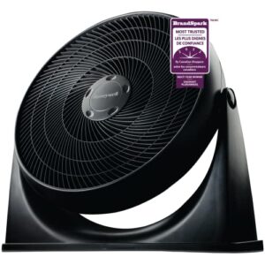 honeywell 3 speed/3 blade black 18 inch(s) turbo floor fan