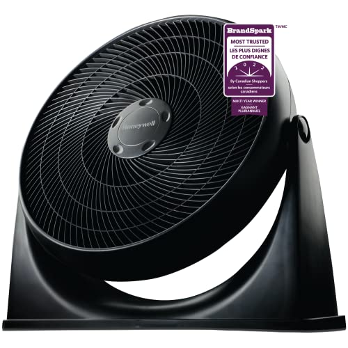 Honeywell 3 Speed/3 Blade Black 18 inch(s) Turbo Floor Fan