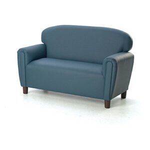 brand new world furniture fp2b100 brand new world preschool enviro-child upholstery sofa, blue