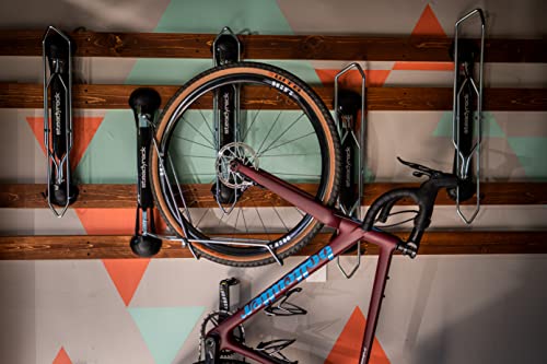 Steadyrack Bike Racks - Classic Rack - Wall Mounted Bike Rack Storage Solution for your Home, Garage, or Bike Park