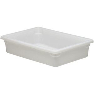 cambro 18266p148, 8.75 gal white polycarbonate food storage boxes, white (78575)