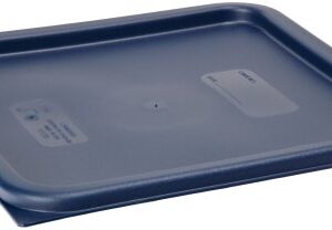 Cambro SFC12453 CamSquares Lid for 12, 18 & 22-Quart Food Storage Containers, Polyethylene, Midnight Blue, NSF