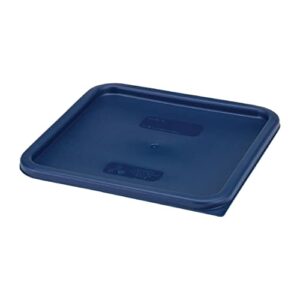 Cambro SFC12453 CamSquares Lid for 12, 18 & 22-Quart Food Storage Containers, Polyethylene, Midnight Blue, NSF