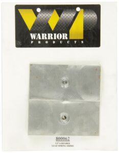 warrior products 800062 2.5" - 6 degree leaf spring shims