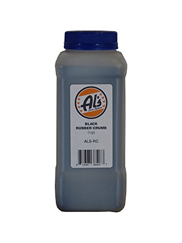 Al's Liner Black Rubber Crumb Granular Additive for Truck Bed Liners and Floor Coatings - 1 Quart - Adds Extra Grip, Texture and Non-Skid Properties (ALS-RC)