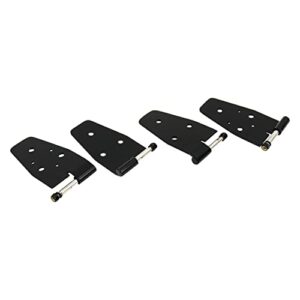 Kentrol 50525 Black Power Coat Stainless Steel Door Hinge Set