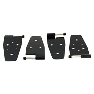 Kentrol 50525 Black Power Coat Stainless Steel Door Hinge Set