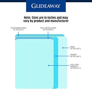 Glideaway X-Support Bed Frame Support System, GS-3 XS Model - 3 Cross Rails and 3 Legs - Strong Center Support Base for Full, Queen and King Mattress, Box Springs, and Bed Foundations