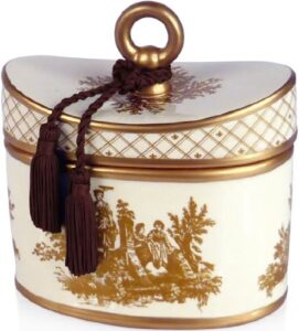 seda france japanese quince classic toile ceramic two-wick candle