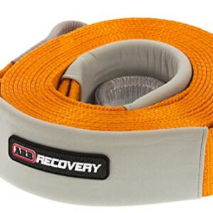 ARB ARB710LB 3-1/4" x 30' Recovery Snatch Strap Minimum Breaking Strength 24000 lbs Kinetic Stretch 20% With Reinforced Eyes and Protector Sleeves