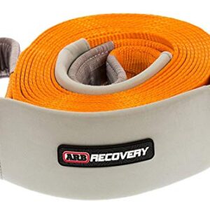 ARB ARB710LB 3-1/4" x 30' Recovery Snatch Strap Minimum Breaking Strength 24000 lbs Kinetic Stretch 20% With Reinforced Eyes and Protector Sleeves