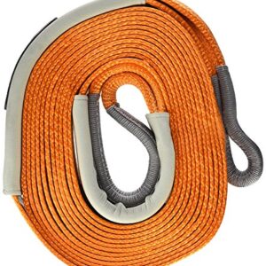 ARB ARB710LB 3-1/4" x 30' Recovery Snatch Strap Minimum Breaking Strength 24000 lbs Kinetic Stretch 20% With Reinforced Eyes and Protector Sleeves