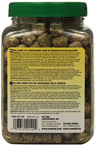 Zoo Med Laboratories SZMZM120 Natural Forest Tortoise Food, 8.5-Ounce