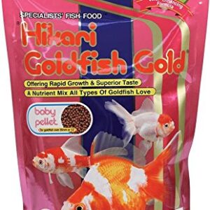 Hikari Gold Baby Floating Pellets for Koi and Pond Fish for Pets, 10.5-Ounce