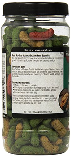 Rep-Cal SRP00814 Adult Bearded Dragon Pet Food, 4-Ounce