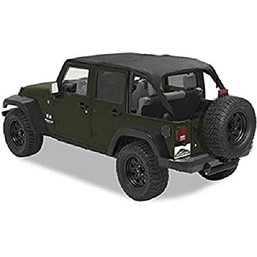 Pavement Ends by Bestop 41526-35 Black Diamond Sun Cap Plus for 2007-2018 Wrangler JK