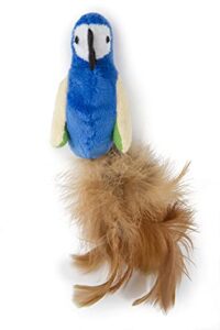 petlinks parrot tweet electronic sound cat toy, catnip filled, battery powered - randomly selected color, one size