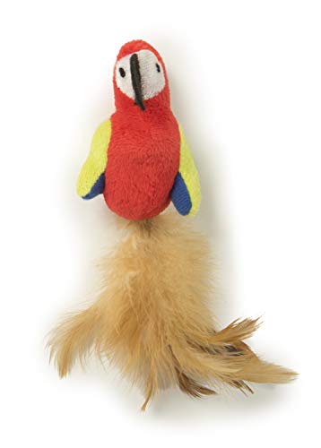 Petlinks Parrot Tweet Electronic Sound Cat Toy, Catnip Filled, Battery Powered - Randomly Selected Color, One Size