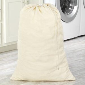 Whitmor Natural Cotton Laundry Bag