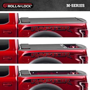 Roll N Lock M-Series Retractable Truck Bed Tonneau Cover | LG449M | Fits 2009 - 2018, 2019 - 2020 Classic Dodge Ram 1500/2500/3500 8' 2" Bed (98.3")