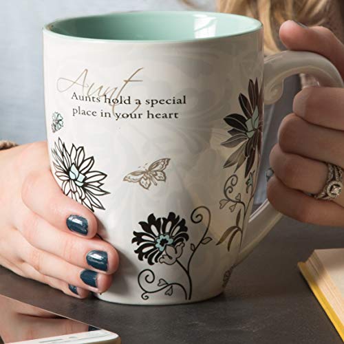 Pavilion Mark My Words Aunt Ceramic Mug, 20-Ounce, 4-3/4-Inch