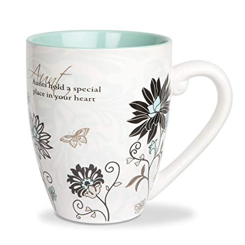 Pavilion Mark My Words Aunt Ceramic Mug, 20-Ounce, 4-3/4-Inch