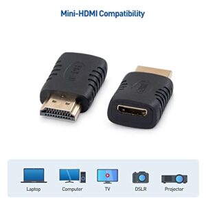 Cable Matters HDMI to Mini HDMI Adapter (HDMI Male to Mini HDMI Female Adapter)