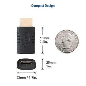 Cable Matters HDMI to Mini HDMI Adapter (HDMI Male to Mini HDMI Female Adapter)