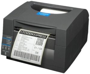 citizen cl-s521 direct thermal label printer jm30-m01 - ethernet/usb/serial port