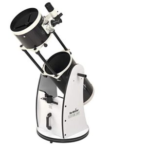 sky-watcher flextube 250 dobsonian 10-inch collapsible large aperture telescope – portable, easy to use, perfect for beginners, white/black (s11720)