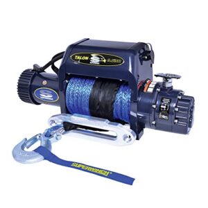 superwinch 1695211 talon 9.5isr 12v 9500lb winch w/synthetic rope