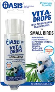 oasis #80257 vita drops for small birds, 2- ounce liquid multivitamin