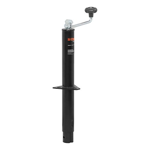 CURT 28255 A-Frame Trailer Jack, 5,000 lbs, 15 Inches Vertical Travel, CARBIDE BLACK POWDER COAT