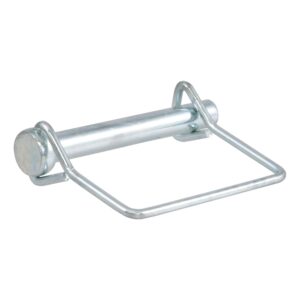 curt 28278 trailer coupler pin, 3/8-inch diameter x 2-3/4-inch long, clear zinc