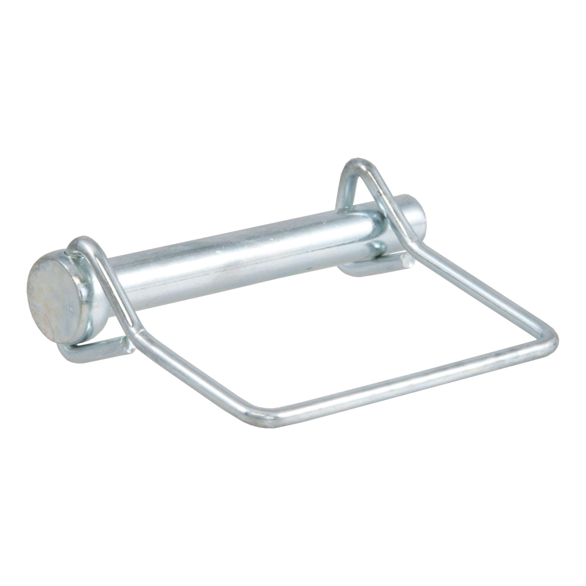 CURT 28278 Trailer Coupler Pin, 3/8-Inch Diameter x 2-3/4-Inch Long, Clear ZINC