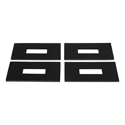 CURT 16901 5th Wheel Rail Sound Dampening Pads, 4-Pack