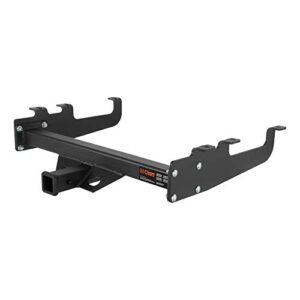 curt 15510 multi-fit class 5 adjustable hitch, 5-1/2-inch drop, 2-inch receiver, 15,000 lbs. select chevrolet, dodge, ford, gmc trucks, carbide black powder coat
