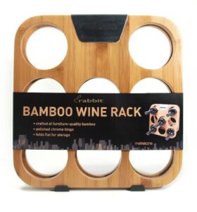 rabbit wine rack (bamboo)