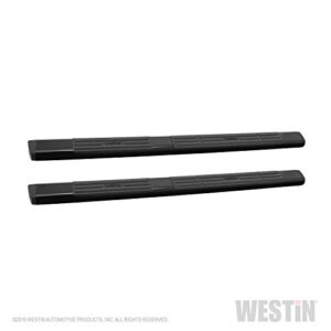 westin 22-6005 premier 53" x 6" black mild steel oval side bar