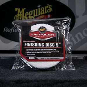 Meguiar's DMF5 DA 5" Microfiber Finishing Disc, 2 Pack