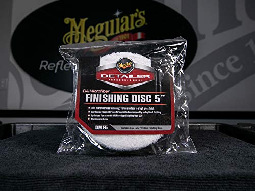 Meguiar's DMF5 DA 5" Microfiber Finishing Disc, 2 Pack