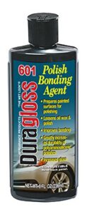 duragloss 601 polish bonding agent - 8 oz, black bottle
