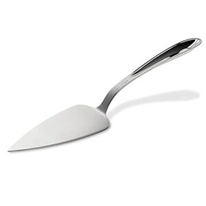 all-clad cook & serve stainless steel pie server, 11 inch, silver
