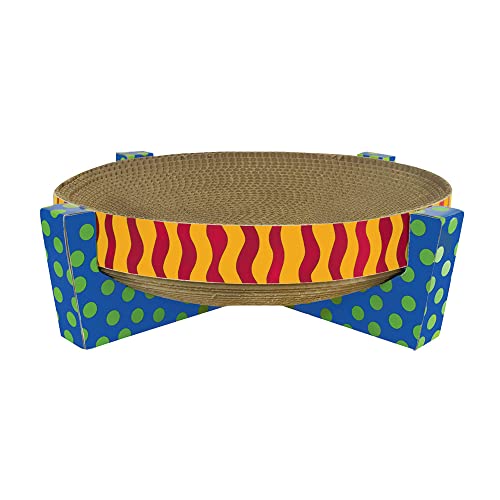 Catstages Scratch, Snuggle & Rest Corrugated Cat Scratcher With Catnip