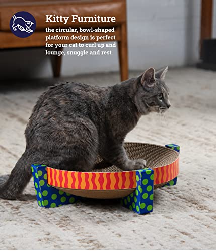 Catstages Scratch, Snuggle & Rest Corrugated Cat Scratcher With Catnip