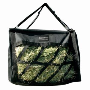 equisential by professionals choice 21x21x11 equine top load hay bag (black)