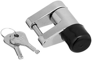 bulldog 580403 chrome coupler lock , silver